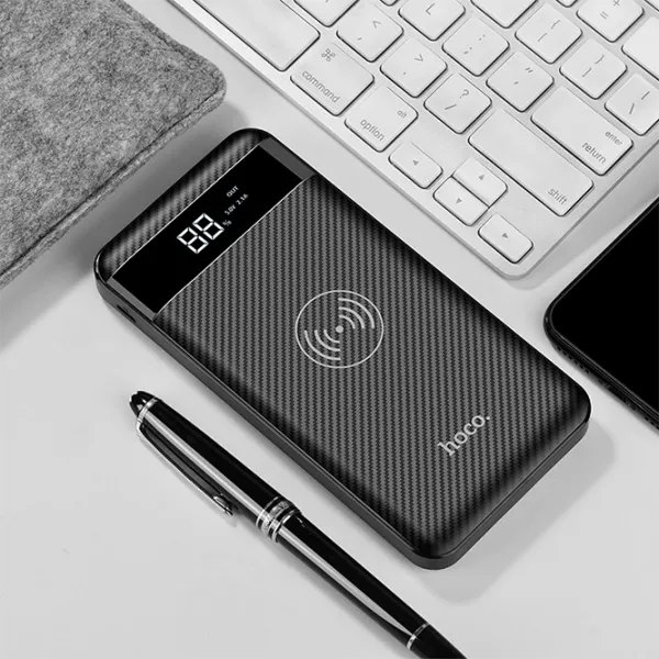 Power Bank Hoco J11 Astute wireless charging 10000 mAh/ Black photo 5