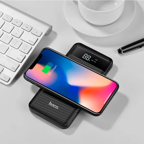 Power Bank Hoco J11 Astute wireless charging 10000 mAh/ Black photo 6