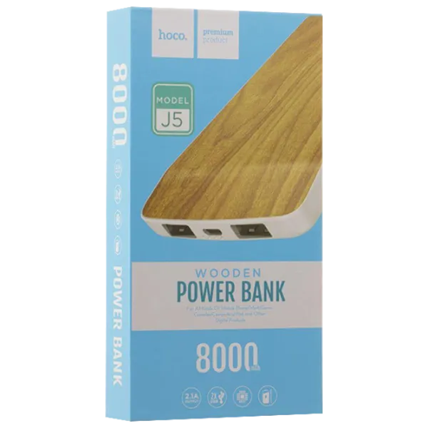 Power Bank Hoco J5 8000 mAh/ Red photo 5