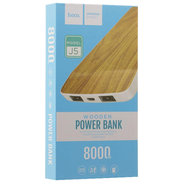 Power Bank Hoco J5 8000 mAh/ Red photo 5