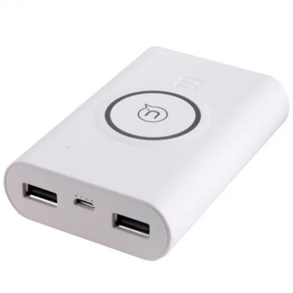 Power Bank USAMS CD31 Wireless Charging 8000 mAh/ White photo 3