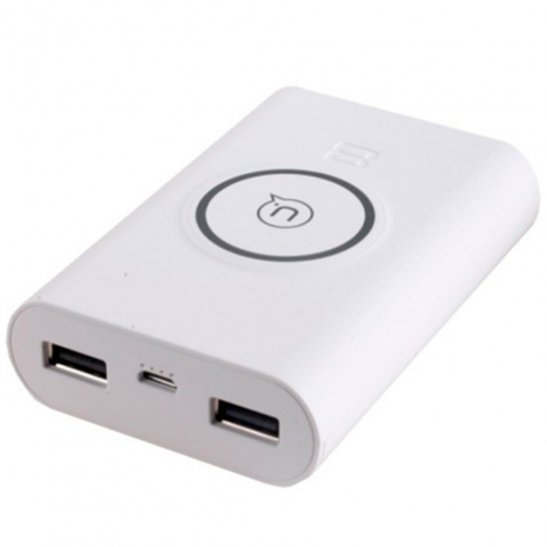 Power Bank USAMS CD31 Wireless Charging 8000 mAh/ White photo 3
