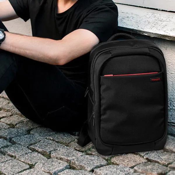 Rucsac Spigen New Coated 2 Plus 15.6"/ Red Black photo 8