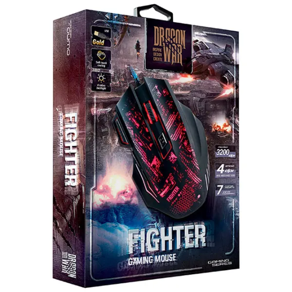 Мышь Qumo Fighter USB/ Черный photo 3