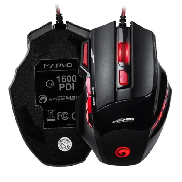 Мышь Marvo M315 USB/ Черный photo 4