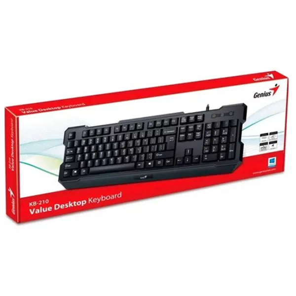 Tastatură Genius KB-210 Cu fir/ Black photo 6