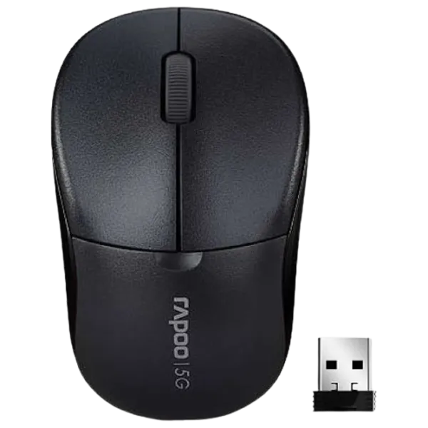 Mouse RAPOO 1090P Pro USB/ Black photo 2