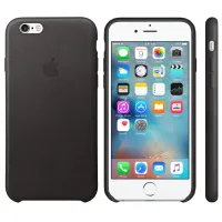 Husă pentru smartphone Apple iPhone 6/ 6S Plus Apple/ Back/ Piele/ Black photo 2