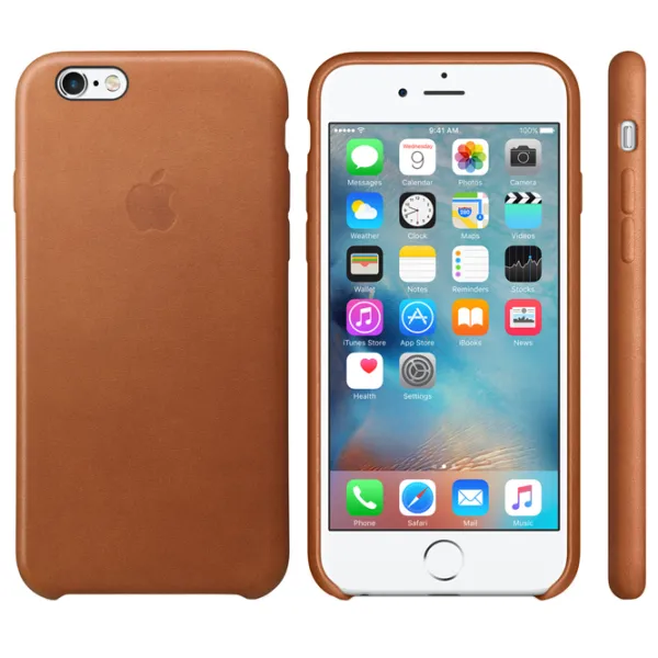 Husă pentru smartphone Apple iPhone 6/ 6S Plus Apple/ Back/ Piele/ Saddle Brown photo 2 Husă pentru smartphone Apple iPhone 6/ 6S Plus Apple/ Back/ Piele/ Saddle Brown photo 2