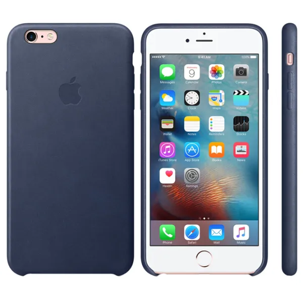 Husă pentru smartphone Apple iPhone 6/ 6S Plus Apple/ Back/ Piele/ Midnight Blue photo 3 Husă pentru smartphone Apple iPhone 6/ 6S Plus Apple/ Back/ Piele/ Midnight Blue photo 3
