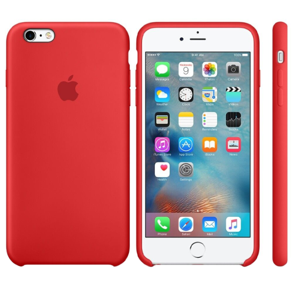 Husă pentru smartphone Apple iPhone 6/ 6S Plus Apple/ Back/ TPU/ Red photo 2 Husă pentru smartphone Apple iPhone 6/ 6S Plus Apple/ Back/ TPU/ Red photo 2