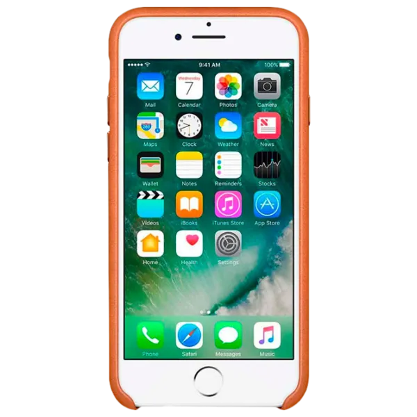 Чехол для смартфона Apple iPhone 7/ 8/ SE2/ SE 2022 Apple/ Back/ Кожа/ Saddle Коричневый photo 3