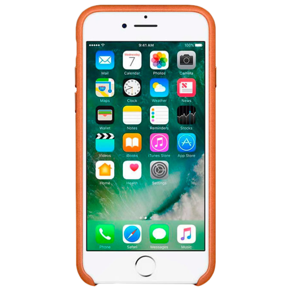 Чехол для смартфона Apple iPhone 7/ 8/ SE2/ SE 2022 Apple/ Back/ Кожа/ Saddle Коричневый photo 3