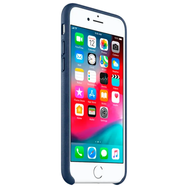 Чехол для смартфона Apple iPhone 7/ 8/ SE2/ SE 2022 Apple/ Back/ Кожа/ Midnight Синий photo 3 Чехол для смартфона Apple iPhone 7/ 8/ SE2/ SE 2022 Apple/ Back/ Кожа/ Midnight Синий photo 3
