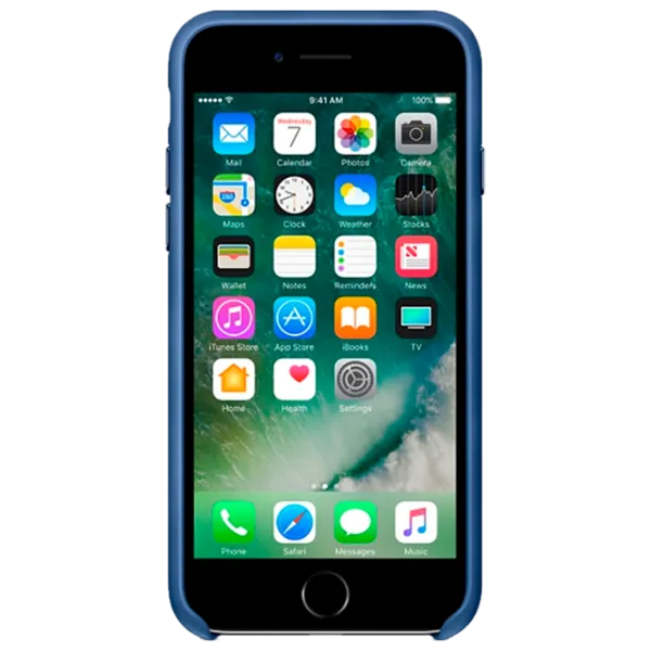 Husă pentru smartphone Apple iPhone 7/ 8/ SE2/ SE 2022 Apple/ Back/ Piele/ Sapphire Blue photo 2 Husă pentru smartphone Apple iPhone 7/ 8/ SE2/ SE 2022 Apple/ Back/ Piele/ Sapphire Blue photo 2
