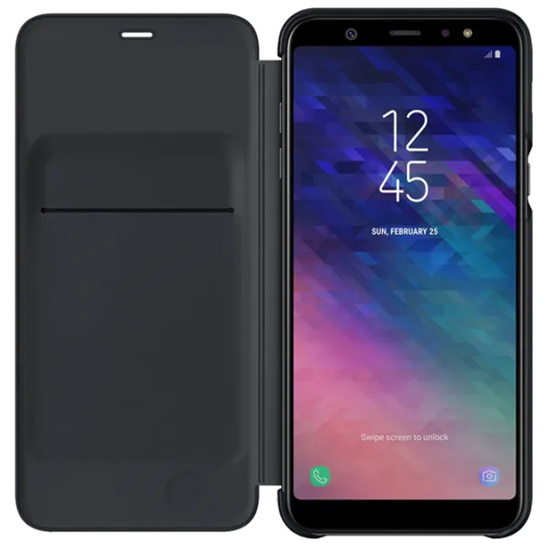 Чехол для смартфона Samsung Galaxy A6 Plus (2018) Samsung/ Flip Wallet/ PP/ Черный photo 3