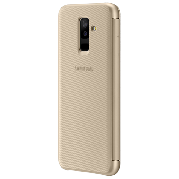 Чехол для смартфона Samsung Galaxy A6 Plus (2018) Samsung/ Flip Wallet/ PP/ Золотой photo 2