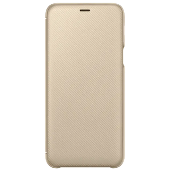 Чехол для смартфона Samsung Galaxy A6 Plus (2018) Samsung/ Flip Wallet/ PP/ Золотой photo 4