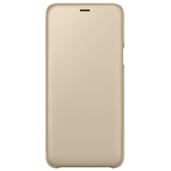 Чехол для смартфона Samsung Galaxy A6 Plus (2018) Samsung/ Flip Wallet/ PP/ Золотой photo 4
