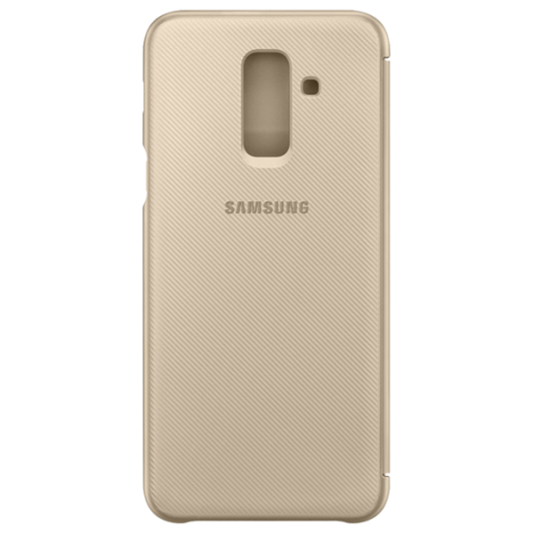 Чехол для смартфона Samsung Galaxy A6 Plus (2018) Samsung/ Flip Wallet/ PP/ Золотой photo 5