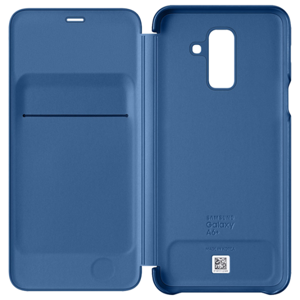 Чехол для смартфона Samsung Galaxy A6 Plus (2018) Samsung/ Flip Wallet/ PP/ Синий photo 3