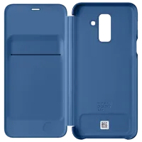 Чехол для смартфона Samsung Galaxy A6 Plus (2018) Samsung/ Flip Wallet/ PP/ Синий photo 3