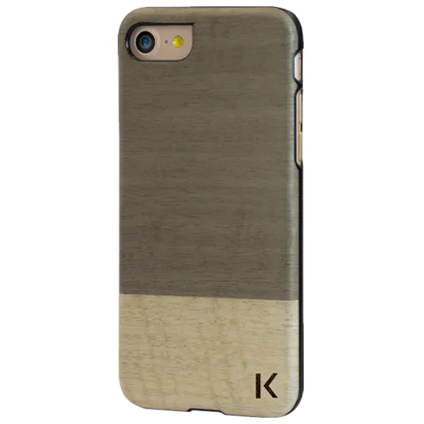 Husă pentru smartphone Apple iPhone 7/ 8/ SE2 THE KASE/ Back/ Lemn/ Einstein Gray photo 2