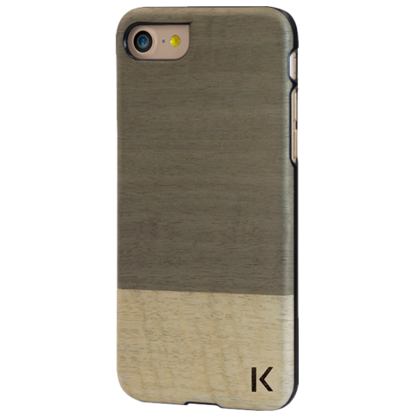 Husă pentru smartphone Apple iPhone 7/ 8/ SE2 THE KASE/ Back/ Lemn/ Einstein Gray photo 2