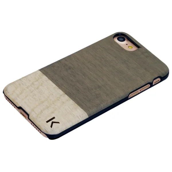 Husă pentru smartphone Apple iPhone 7/ 8/ SE2 THE KASE/ Back/ Lemn/ Einstein Gray photo 3