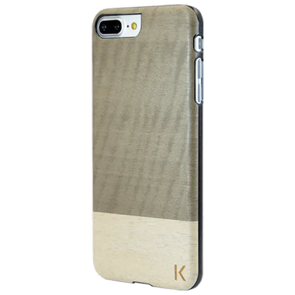 Husă pentru smartphone Apple iPhone 7/ 8 Plus THE KASE/ Back/ Lemn/ Einstein Gray photo 2