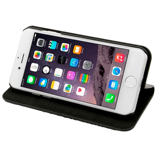 Husă pentru smartphone Apple iPhone 7/ 8/ SE2 THE KASE/ Book Cover/ PP/ Minuit Noir & Argent Gray photo 3