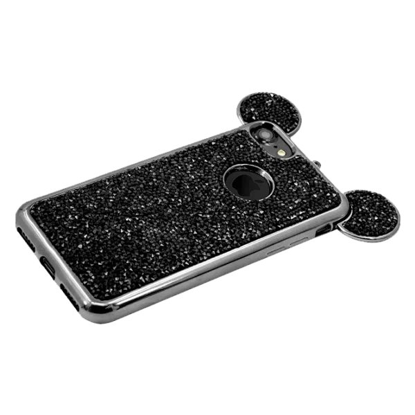 Husa Apple iPhone 7/8 THE KASE Back/ TPU/ Minuit Noir Black photo 3