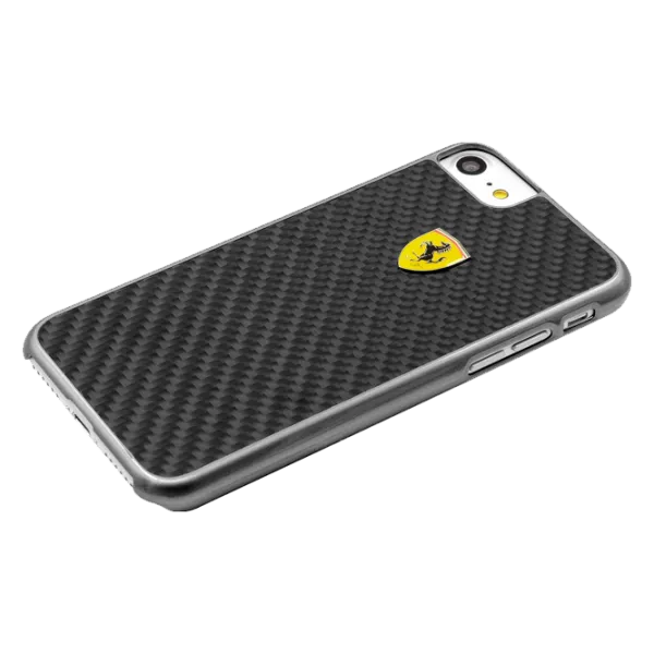 Husa Apple iPhone 7/8 THE KASE Back/ Leather/ Noir  Black photo 3