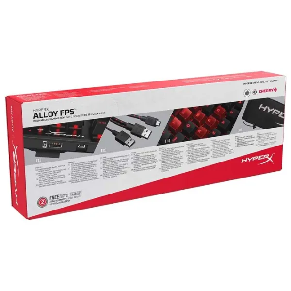 Tastatură HyperX Alloy FPS Cherry MX Brown Cu fir/ Black photo 6