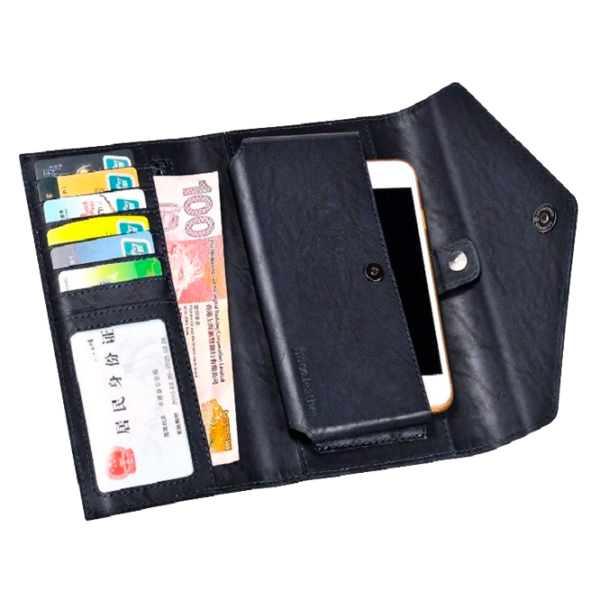 Husa  Universal Hoco Folio/ Leather/ Blue photo 2