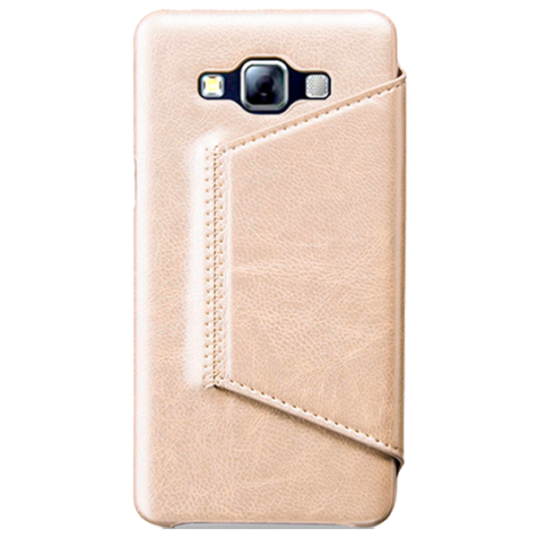 Husă pentru smartphone Samsung Galaxy A5 Hoco/ Flip Cover/ Piele/ Gold photo 2 Husă pentru smartphone Samsung Galaxy A5 Hoco/ Flip Cover/ Piele/ Gold photo 2