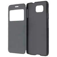 Чехол для смартфона Samsung Galaxy Alpha Hoco/ Flip Cover/ Кожа/ Черный photo 3