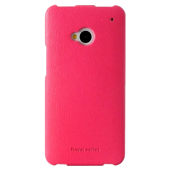 Husa HTC One M7 Hoco Open Flip/ PU/ Red photo 2