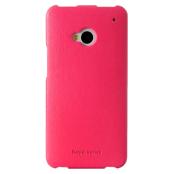 Husa HTC One M7 Hoco Open Flip/ PU/ Red photo 2