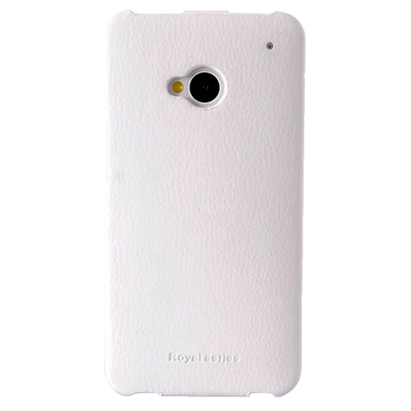 Husa HTC One M7 Hoco Open Flip/ PU/ White photo 2