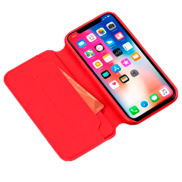Чехол для смартфона Apple iPhone X Hoco/ Flip Cover/ Экокожа/ Красный photo 3