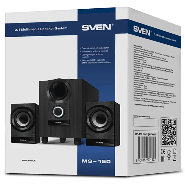 Sistem audio Sven MS-150 15 W/ Black photo 6