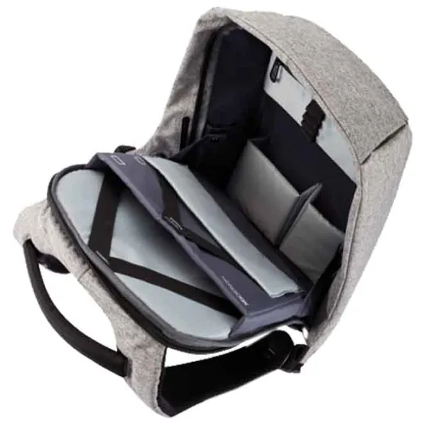 Рюкзак XD-Design Bobby XL anti-theft 17.3"/ Черный Серый/ 15 л photo 7