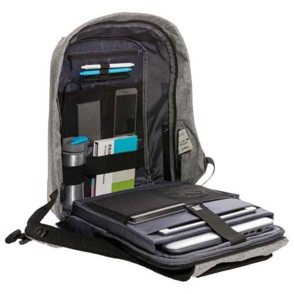 Рюкзак XD-Design Bobby XL anti-theft 17.3"/ Черный Серый/ 15 л photo 8