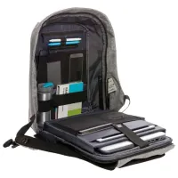 Рюкзак XD-Design Bobby XL anti-theft 17.3"/ Черный Серый/ 15 л photo 8