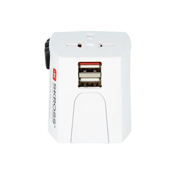 Adapter SKross (302930) World MUV USB/ 2.4 A/ White photo 3