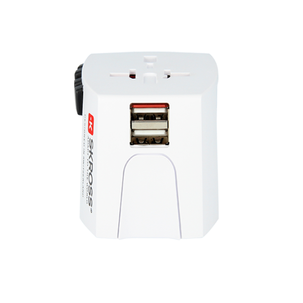 Adapter SKross (302930) World MUV USB/ 2.4 A/ White photo 3