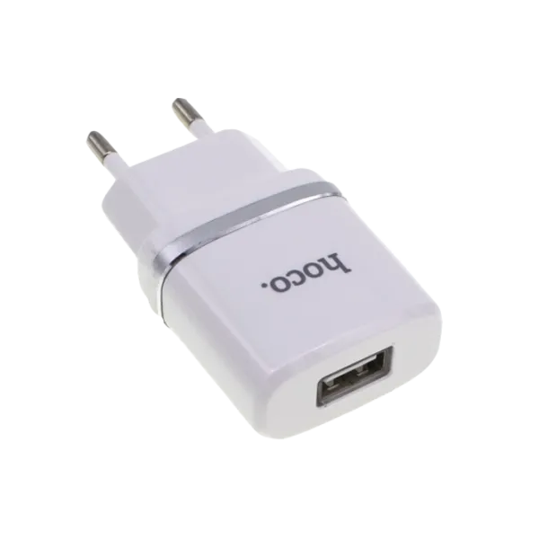 Сетевой адаптер Hoco C11 1А/ Белый photo 2 Сетевой адаптер Hoco C11 1А/ Белый photo 2