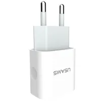 Încărcător de rețea USAMS CC023 2.4 A/ White photo 3