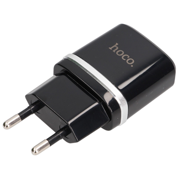 Adaptor de rețea Hoco C12 2.4 A/ Black photo 3